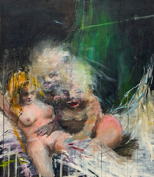 Alexander König: Bild der Ersten vor dem Morgen, 2014
Acryl und Öl auf Leinwand, 150 x 130 cm

